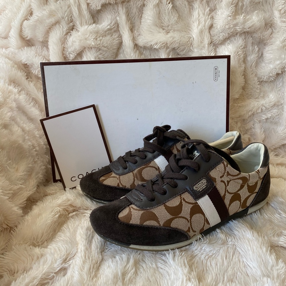 Like New Coach Joss Signature Logo Sneakers